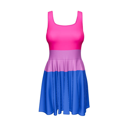 Bi Pride Flag Skater Dress