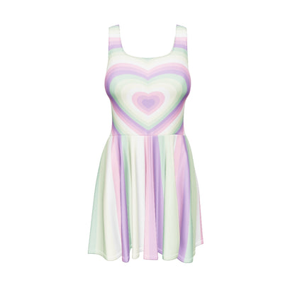 Genderfae Hearts Skater Dress