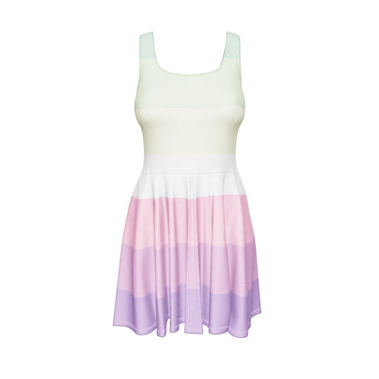 Genderfae Pride Flag Skater Dress