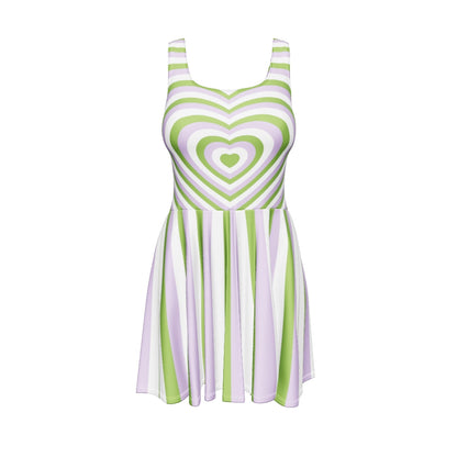 Genderqueer Hearts Skater Dress