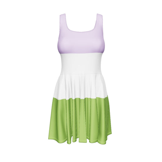 Genderqueer Pride Flag Skater Dress