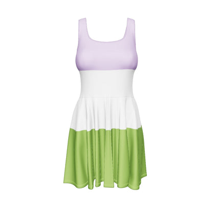 Genderqueer Pride Flag Skater Dress