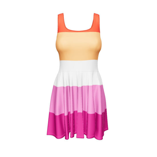 Lesbian Pride Flag Skater Dress