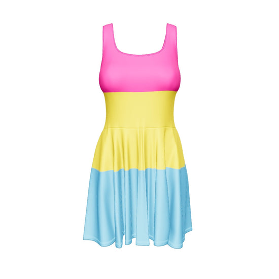 Pan Pride Flag Skater Dress