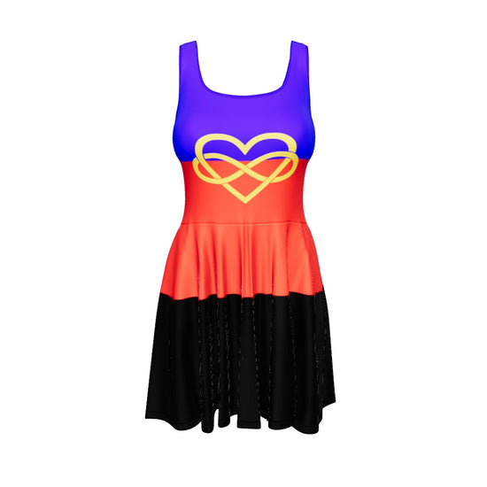 Poly Pride Flag Skater Dress