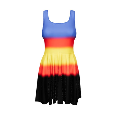 Poly Pride Gradient Skater Dress