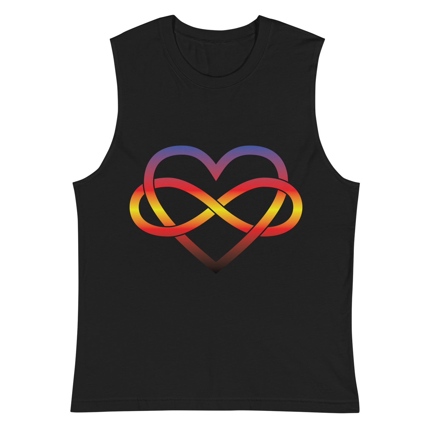 Polyamory Infinity Heart - Polyamory Unisex Muscle Shirt