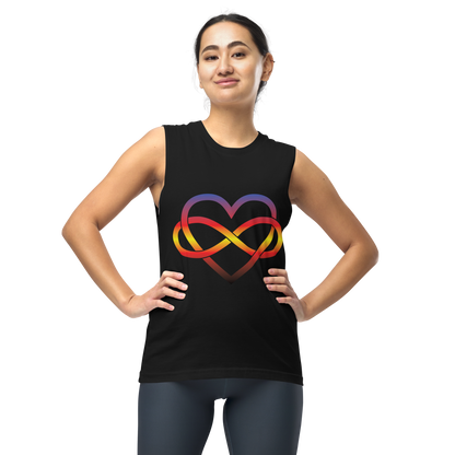 Polyamory Infinity Heart - Polyamory Unisex Muscle Shirt