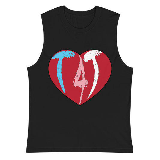 T4T Heart Unisex Muscle Shirt