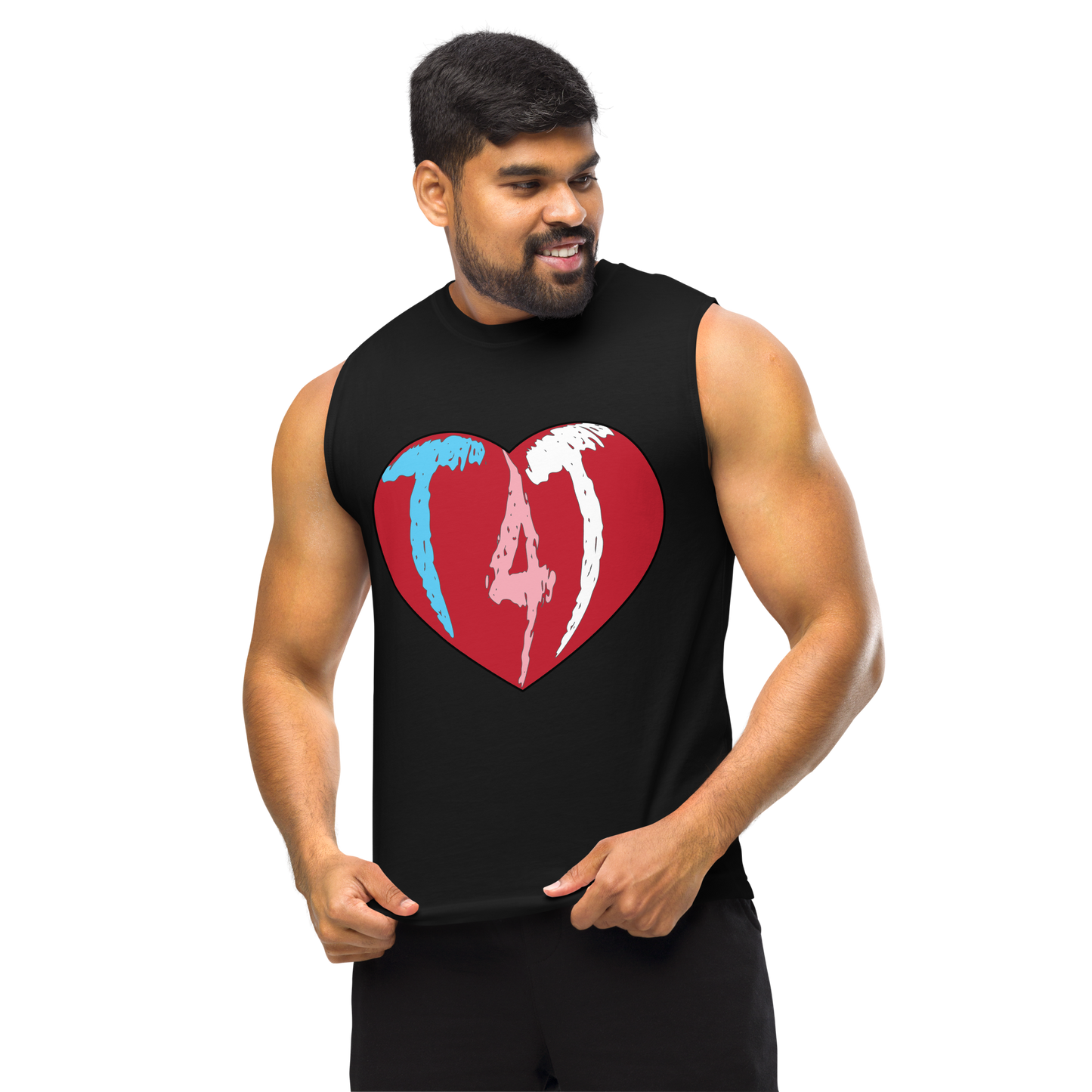 T4T Heart Unisex Muscle Shirt