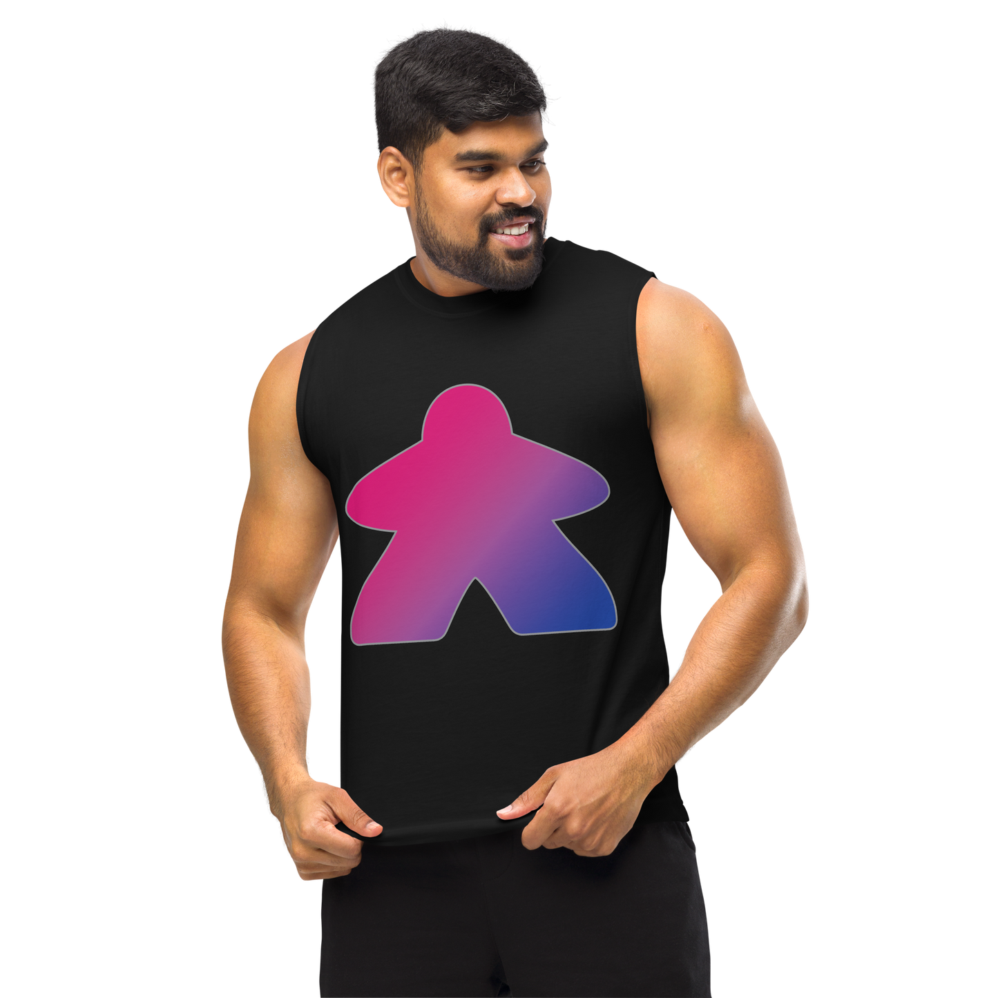 Queerple - Bisexual Pride Unisex Muscle Shirt