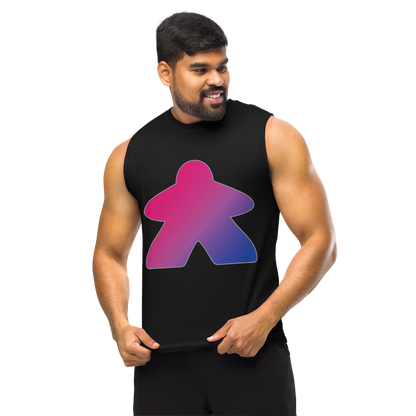 Queerple - Bisexual Pride Unisex Muscle Shirt