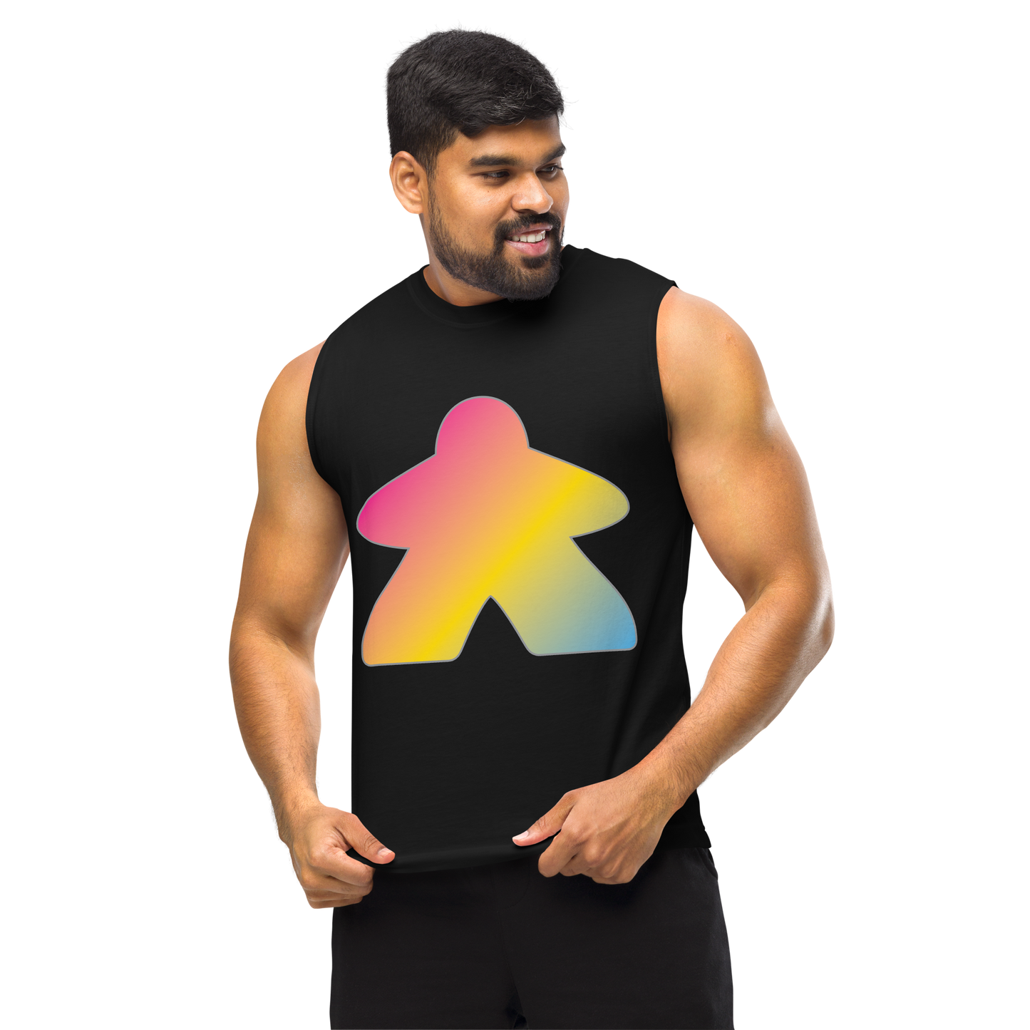 Queerple - Pansexual Pride Unisex Muscle Shirt