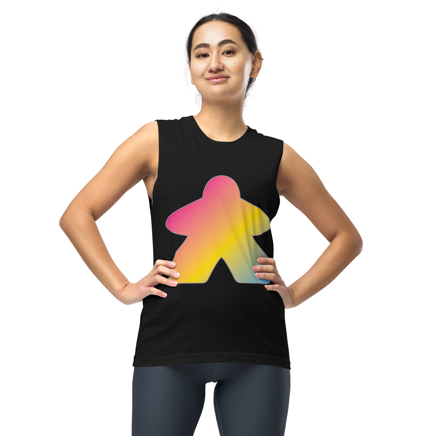 Queerple - Pansexual Pride Unisex Muscle Shirt