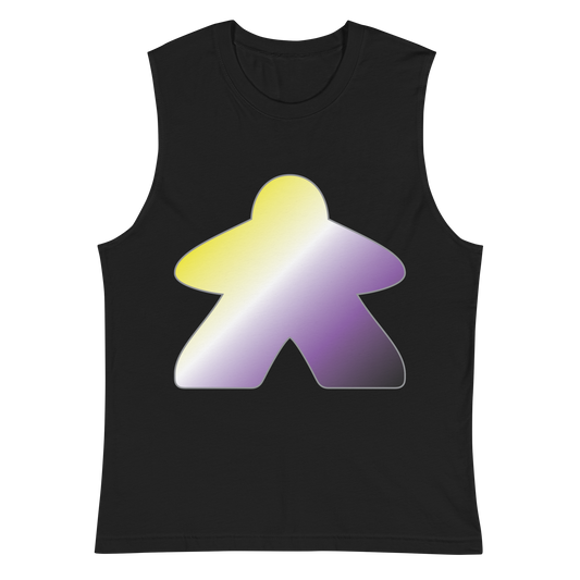 Queerple - Non-binary Pride Unisex Muscle Shirt