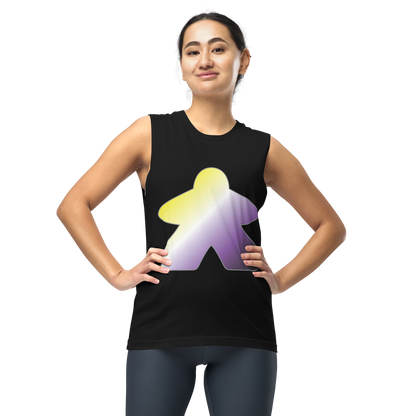 Queerple - Non-binary Pride Unisex Muscle Shirt