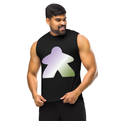 Queerple - Genderqueer Pride Unisex Muscle Shirt