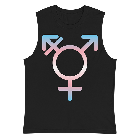 Transgender Symbol - Trans Pride Unisex Muscle Shirt