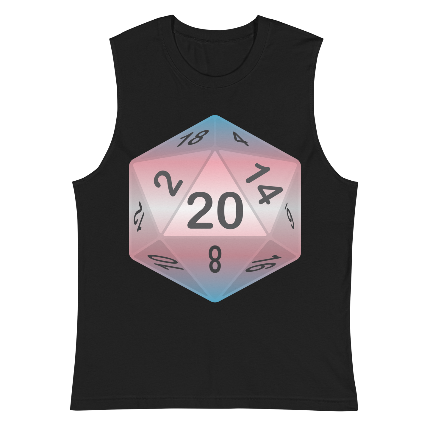 Pride Dice - Transgender Unisex Muscle Shirt