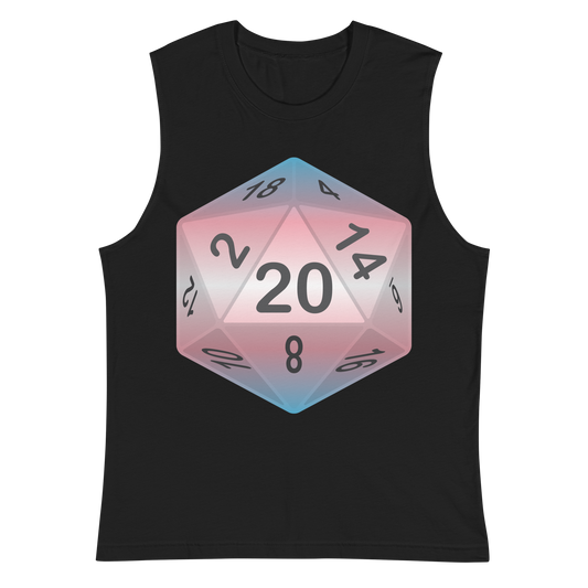 Pride Dice - Transgender Unisex Muscle Shirt