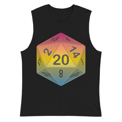 Pride Dice - Pansexual Unisex Muscle Shirt