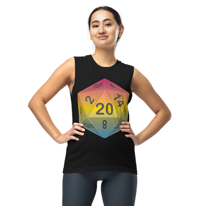 Pride Dice - Pansexual Unisex Muscle Shirt