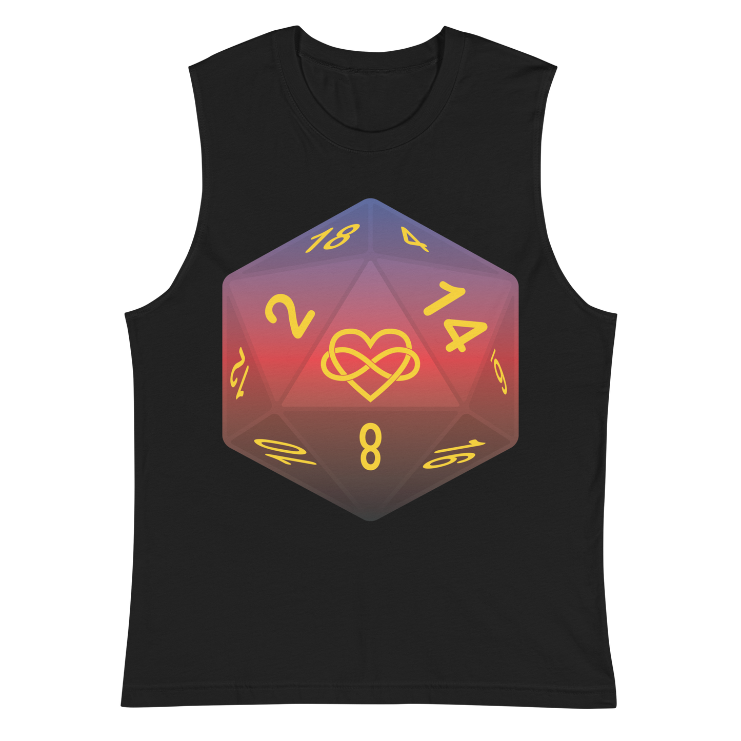 Pride Dice - Polyamory Unisex Muscle Shirt