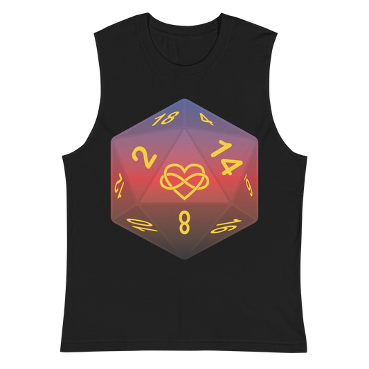 Pride Dice - Polyamory Unisex Muscle Shirt