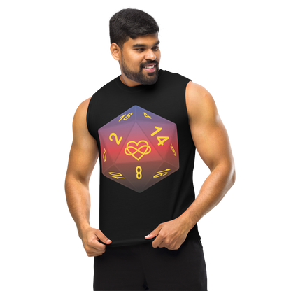 Pride Dice - Polyamory Unisex Muscle Shirt