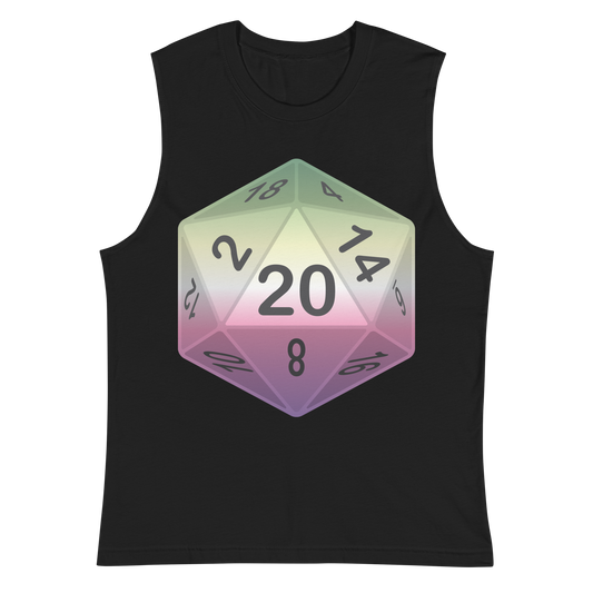 Pride Dice - Genderfae Unisex Muscle Shirt