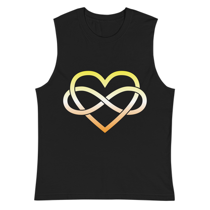 Polyamory Infinity Heart - Maverique Unisex Muscle Shirt