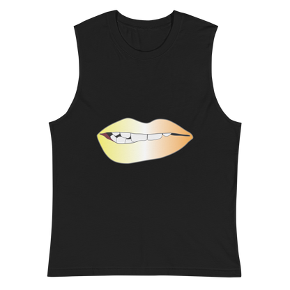 Biting Lips - Maverique Pride - Gradient Unisex Muscle Shirt