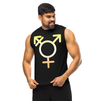 Transgender Symbol - Maverique Pride Unisex Muscle Shirt