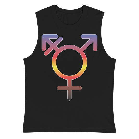 Transgender Symbol - Polyamory Pride Unisex Muscle Shirt