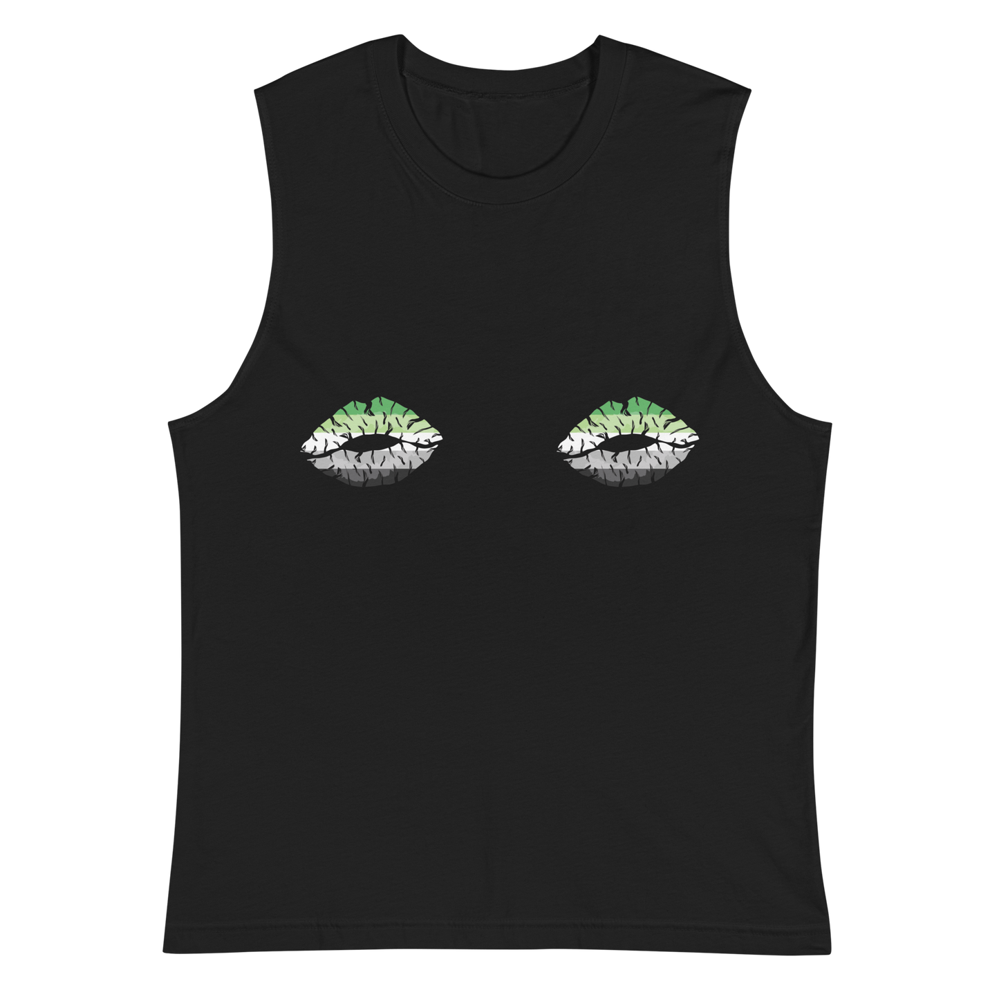 Aro Boob Kisses Unisex Muscle Shirt