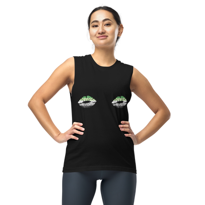 Aro Boob Kisses Unisex Muscle Shirt