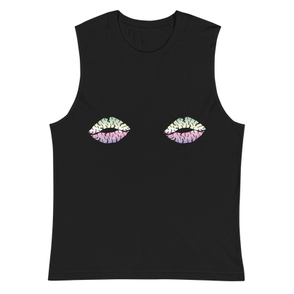 Genderfae Boob Kisses Unisex Muscle Shirt