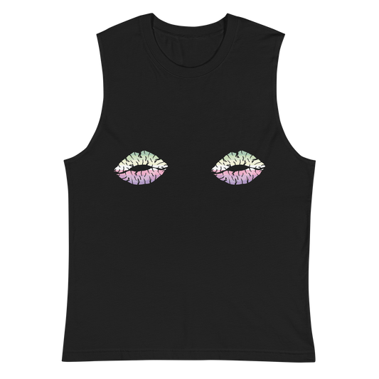 Genderfae Boob Kisses Unisex Muscle Shirt