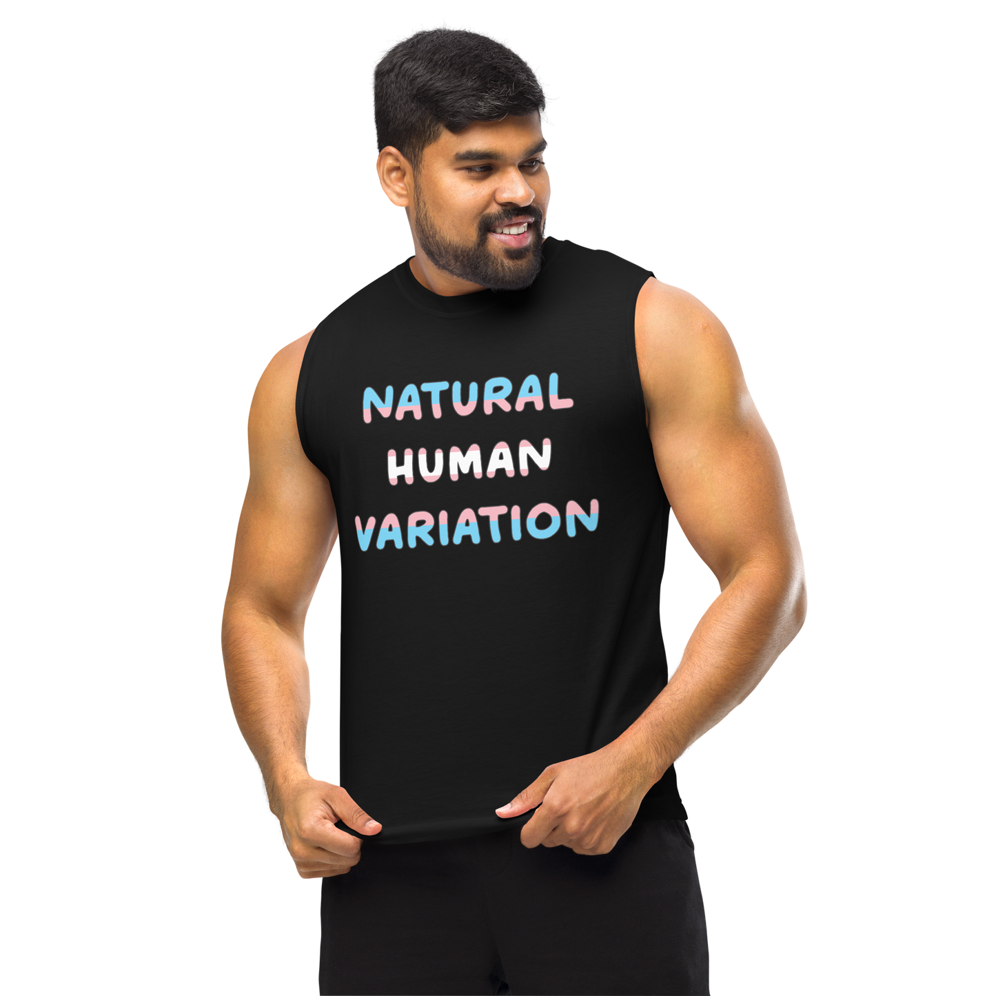 Natural Human Variation Unisex Muscle Shirt