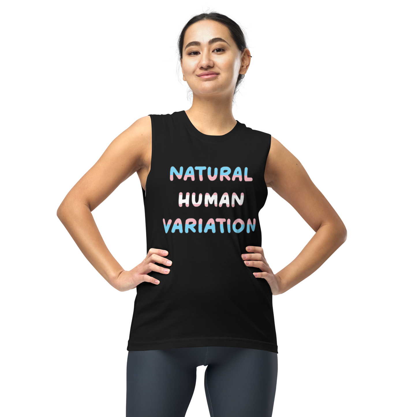 Natural Human Variation Unisex Muscle Shirt