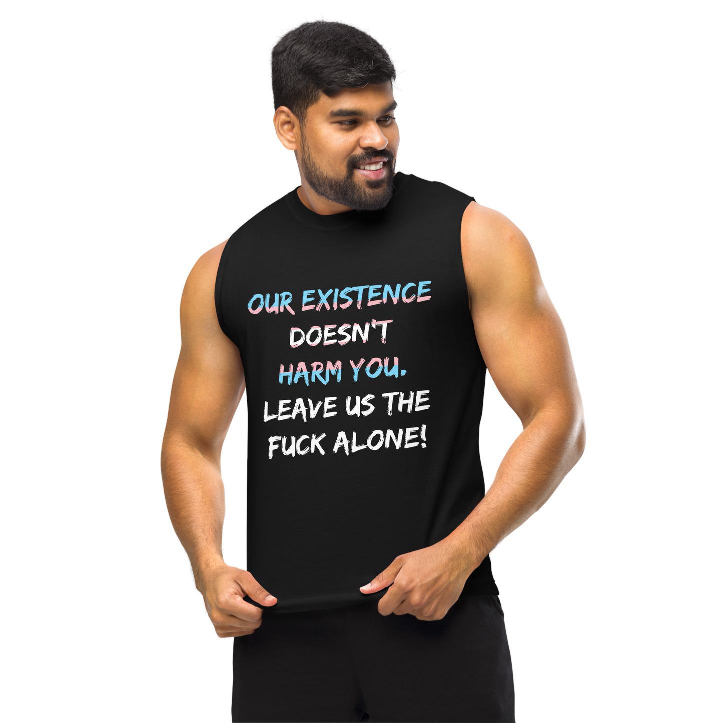 Leave Us Alone Unisex Muscle Shirt