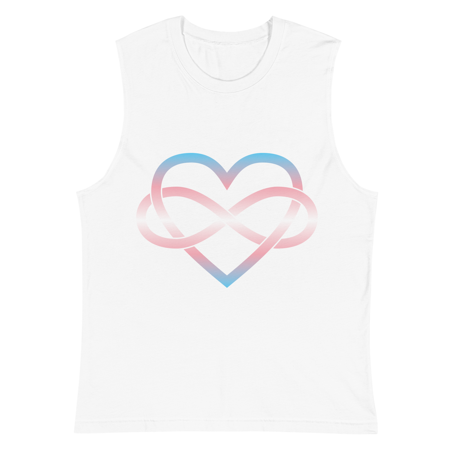 Polyamory Infinity Heart - Trans Unisex Muscle Shirt