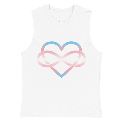 Polyamory Infinity Heart - Trans Unisex Muscle Shirt