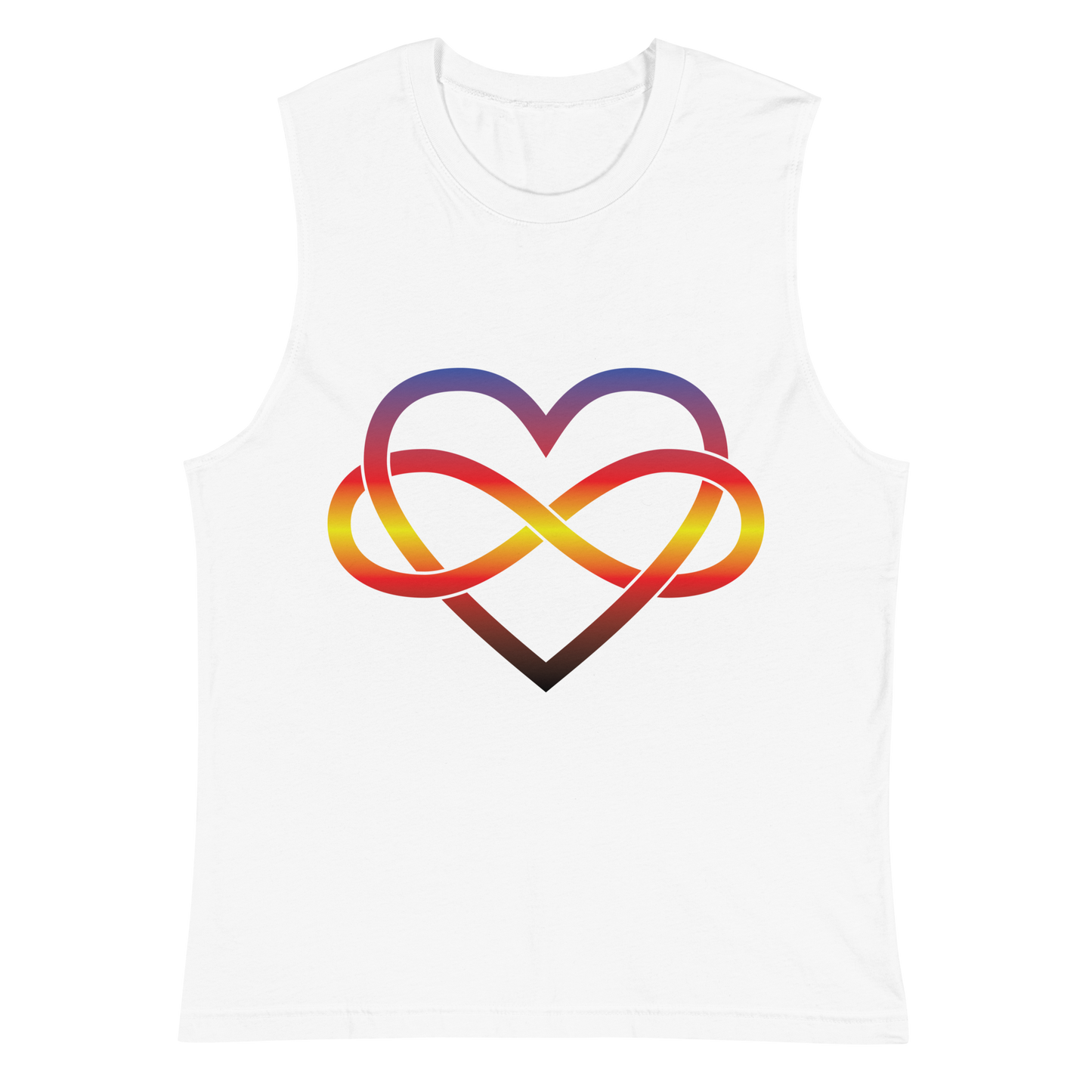 Polyamory Infinity Heart - Polyamory Unisex Muscle Shirt