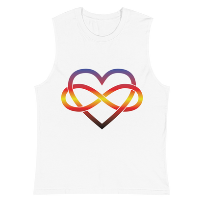 Polyamory Infinity Heart - Polyamory Unisex Muscle Shirt