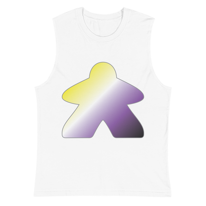 Queerple - Non-binary Pride Unisex Muscle Shirt