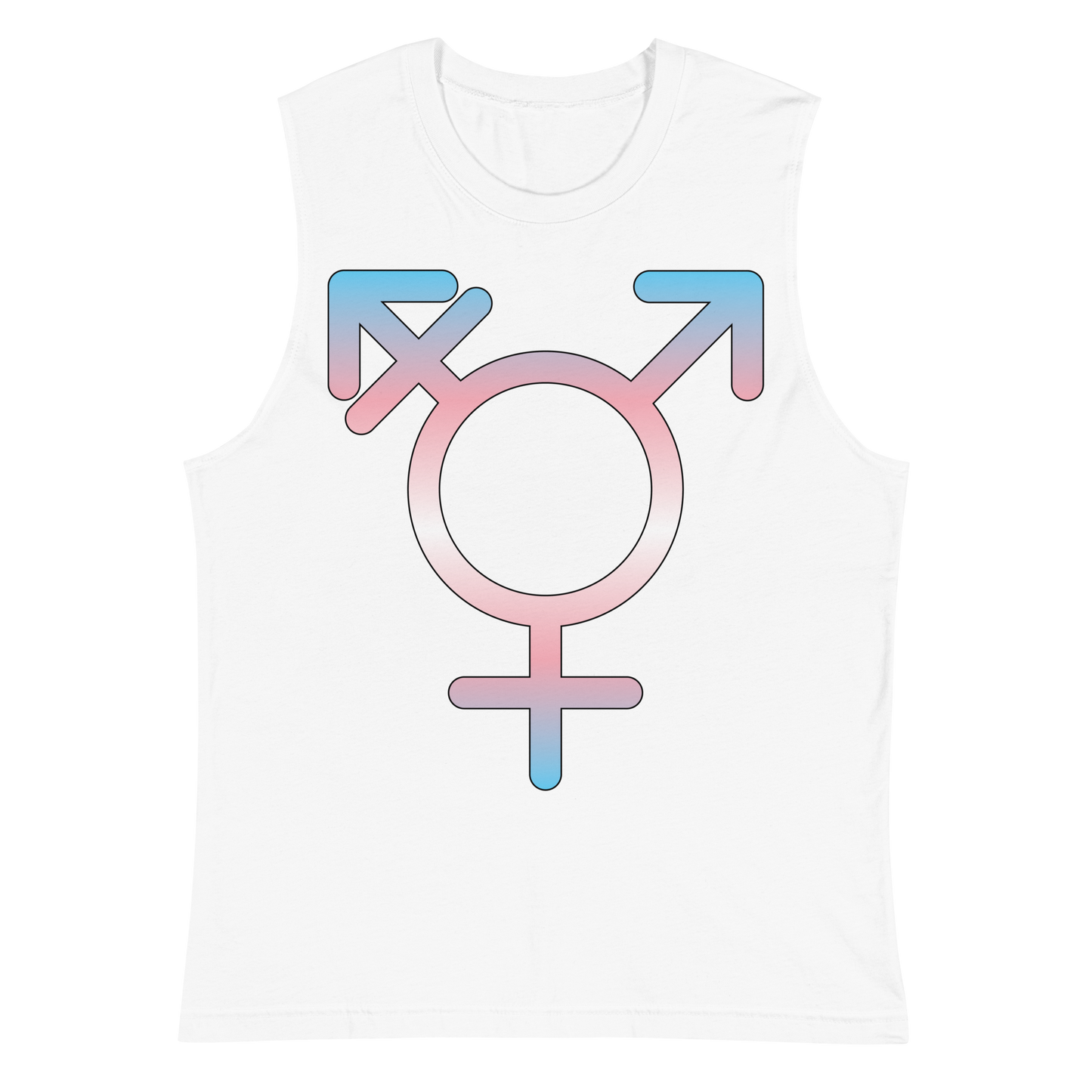 Transgender Symbol - Trans Pride Unisex Muscle Shirt