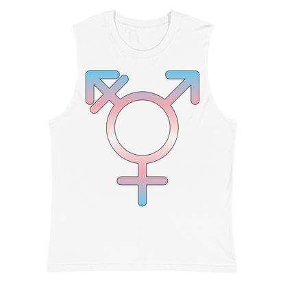 Transgender Symbol - Trans Pride Unisex Muscle Shirt