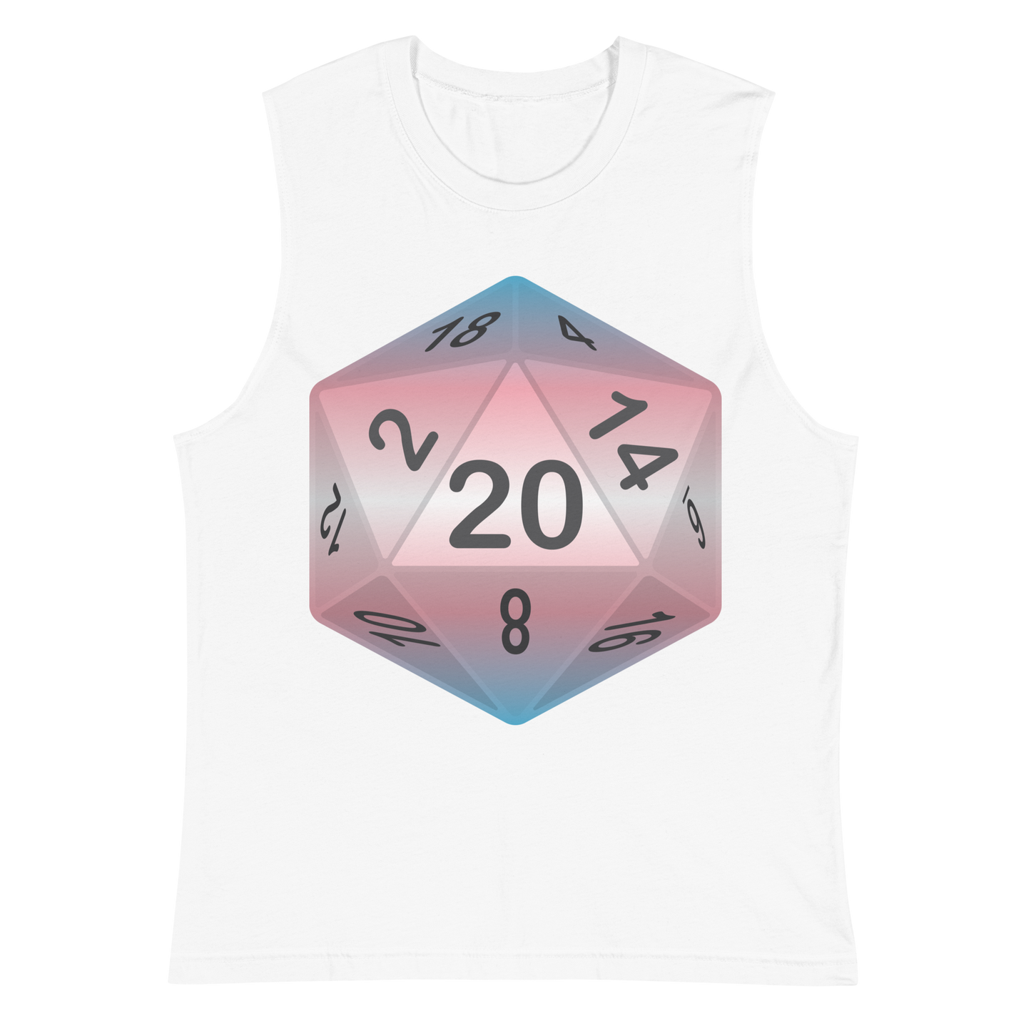 Pride Dice - Transgender Unisex Muscle Shirt