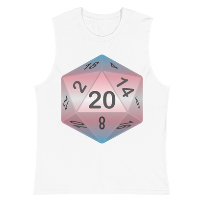 Pride Dice - Transgender Unisex Muscle Shirt